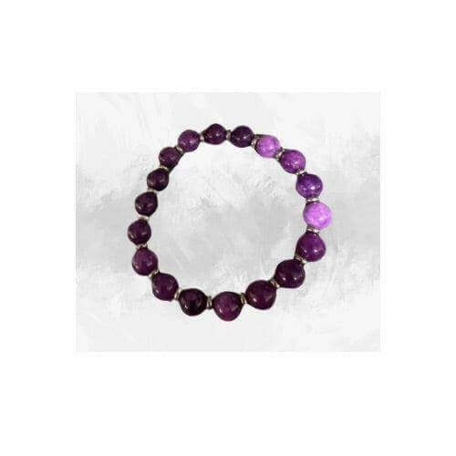 Amethyst Bracelet, February Birthstone Bracelet, Amethyst Crystal Bracelet - Bec Sue Jewelry Shop