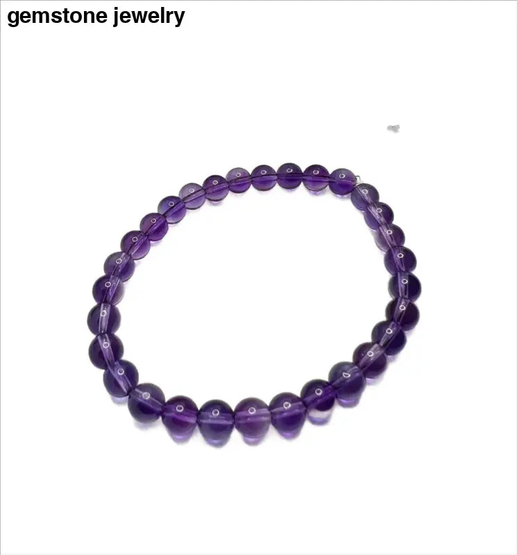 Natural Amethyst Bracelet, Amethyst Gemstone Healing Bracelet - Bec Sue Jewelry Shop