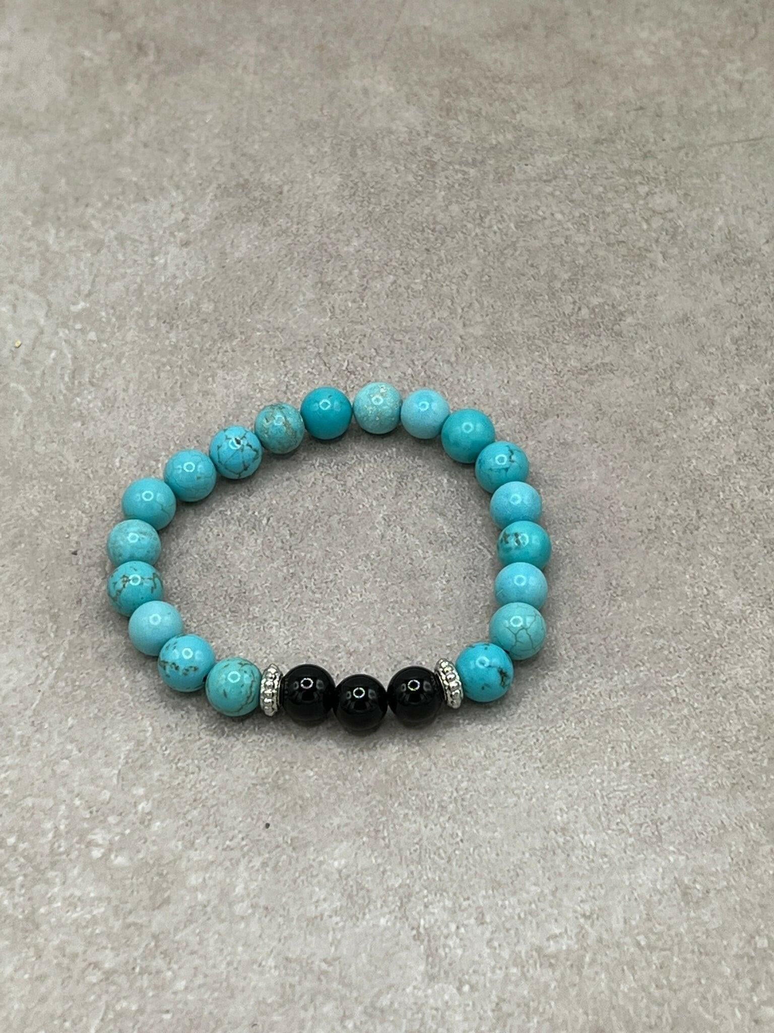 turquoise stretch bracelet