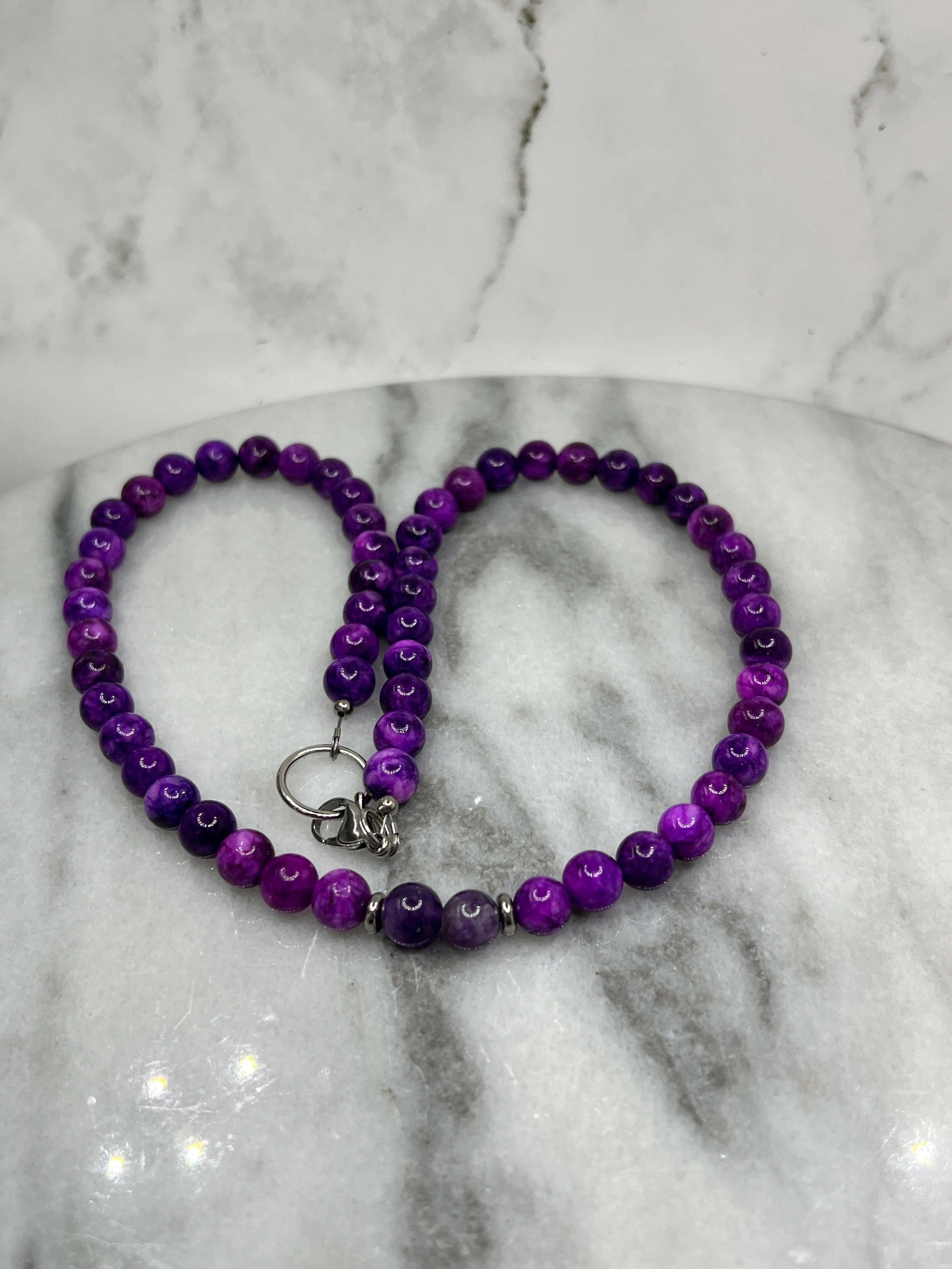 Elegant Purple Necklace - Stylish Fashion Accessories for Women