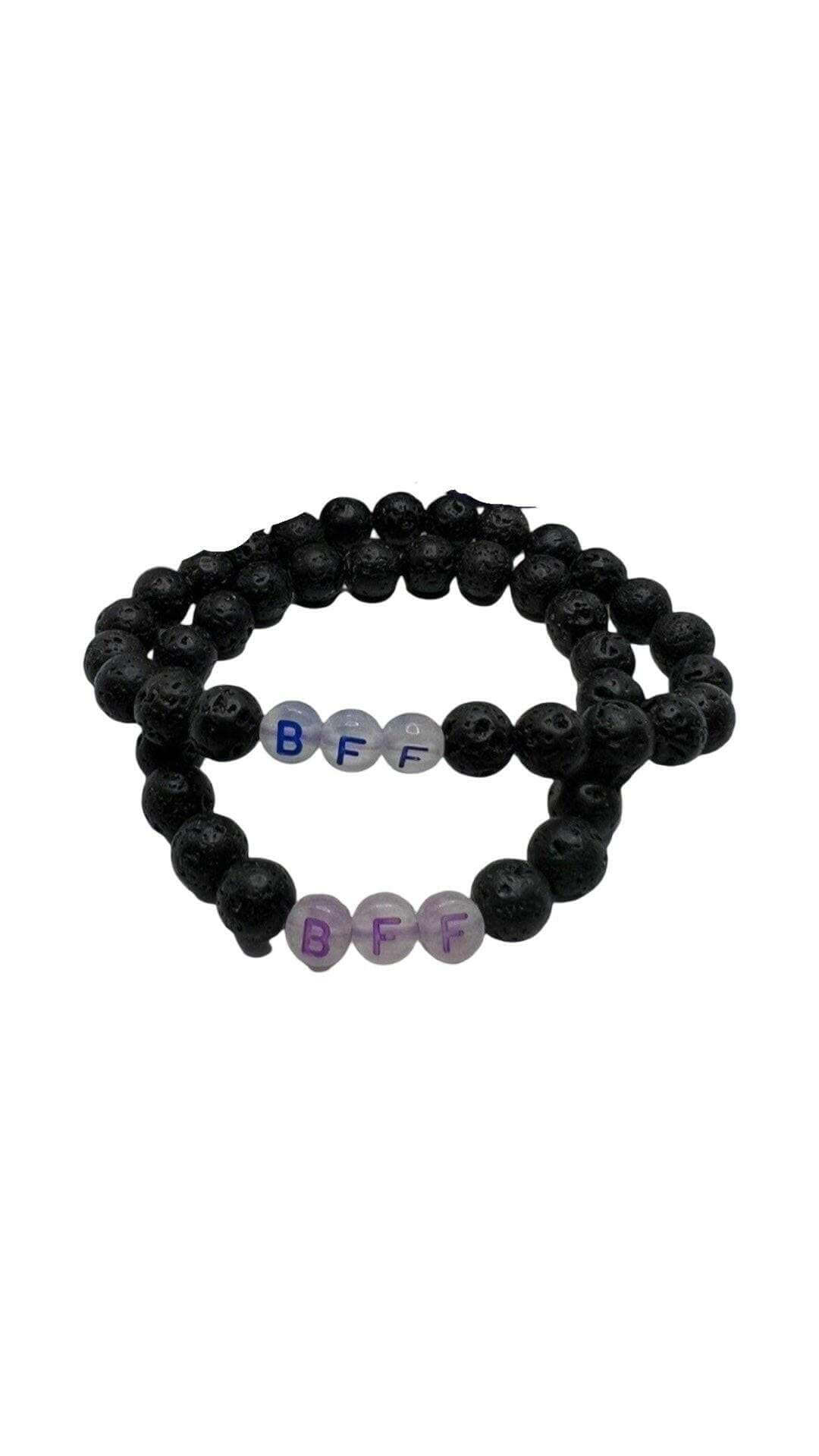 Best Friend Black Lava Bracelet - Bec Sue Jewelry Shop