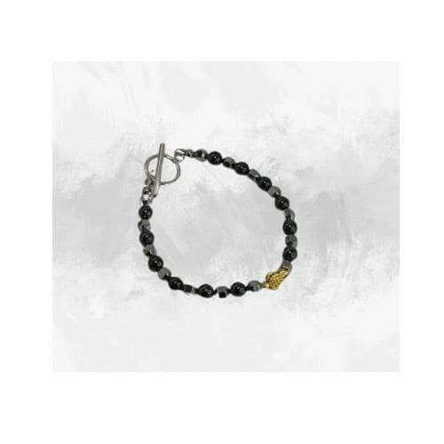 Black Onyx Bracelet Turtle - Bec Sue Jewelry Shop