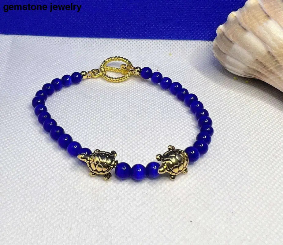 Turtle Bracelet, Turtle Lover Bracelet - Bec Sue Jewelry Shop