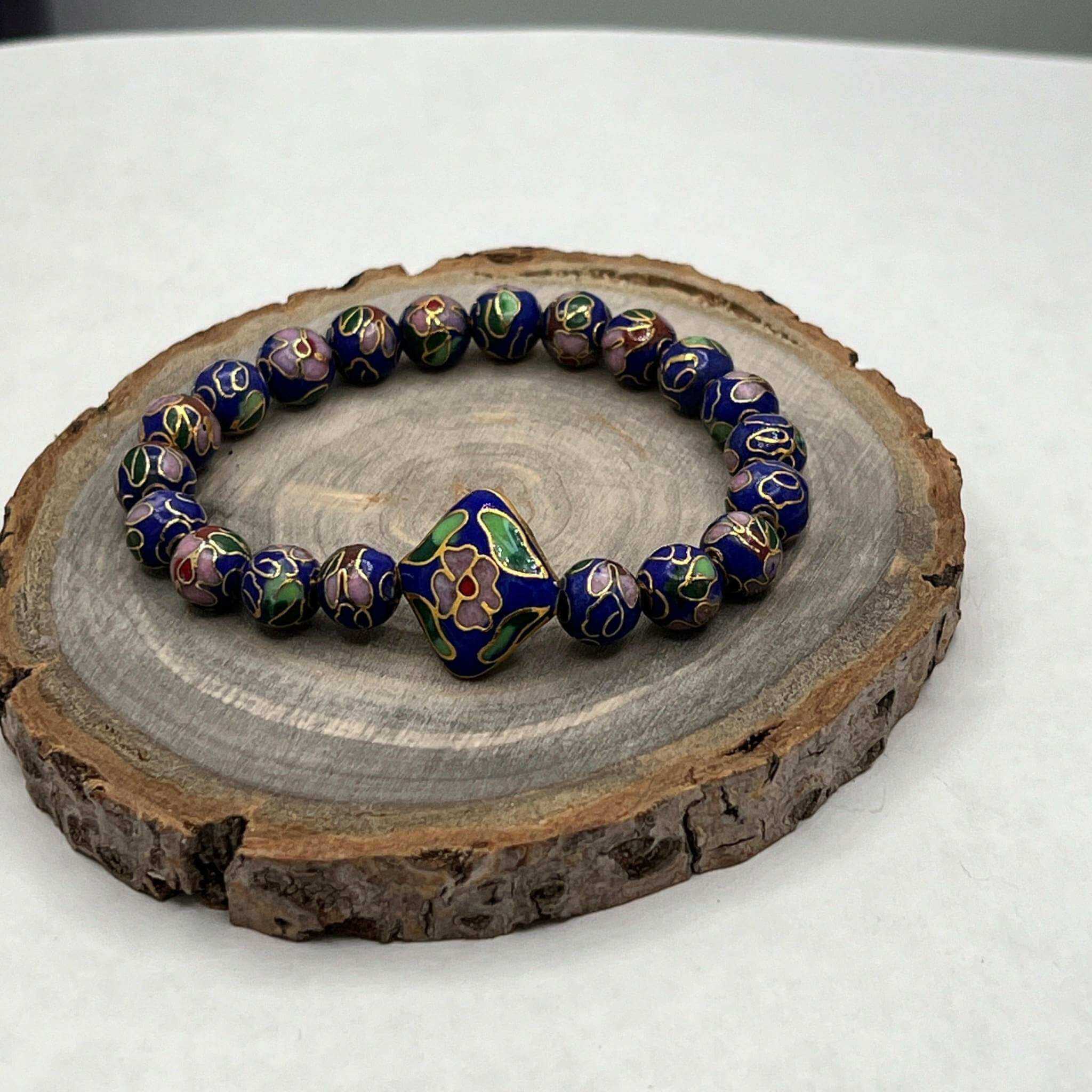 Chinese Cloisonné Bracelet - Bec Sue Jewelry Shop