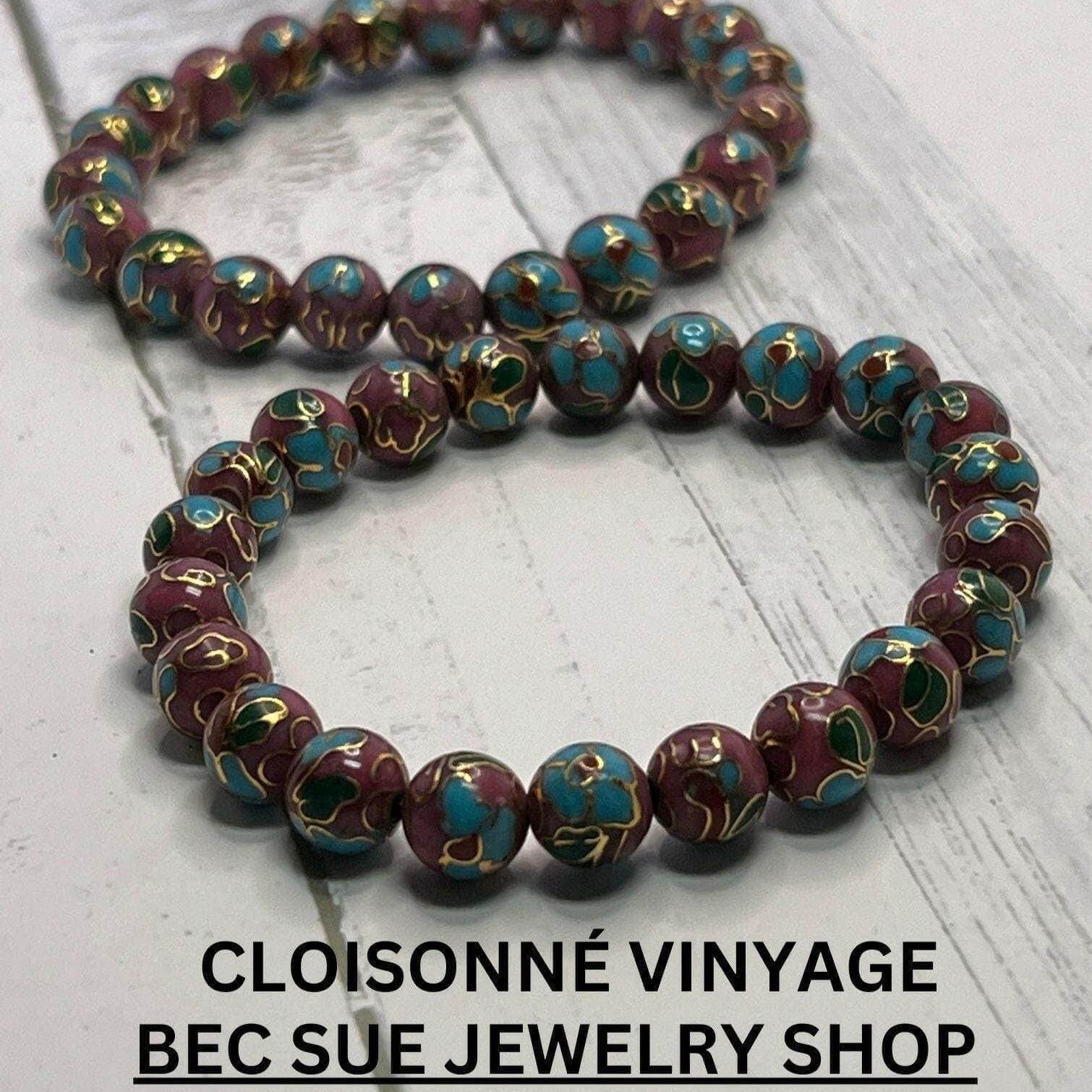 Chinese Cloisonné Bracelet - Bec Sue Jewelry Shop