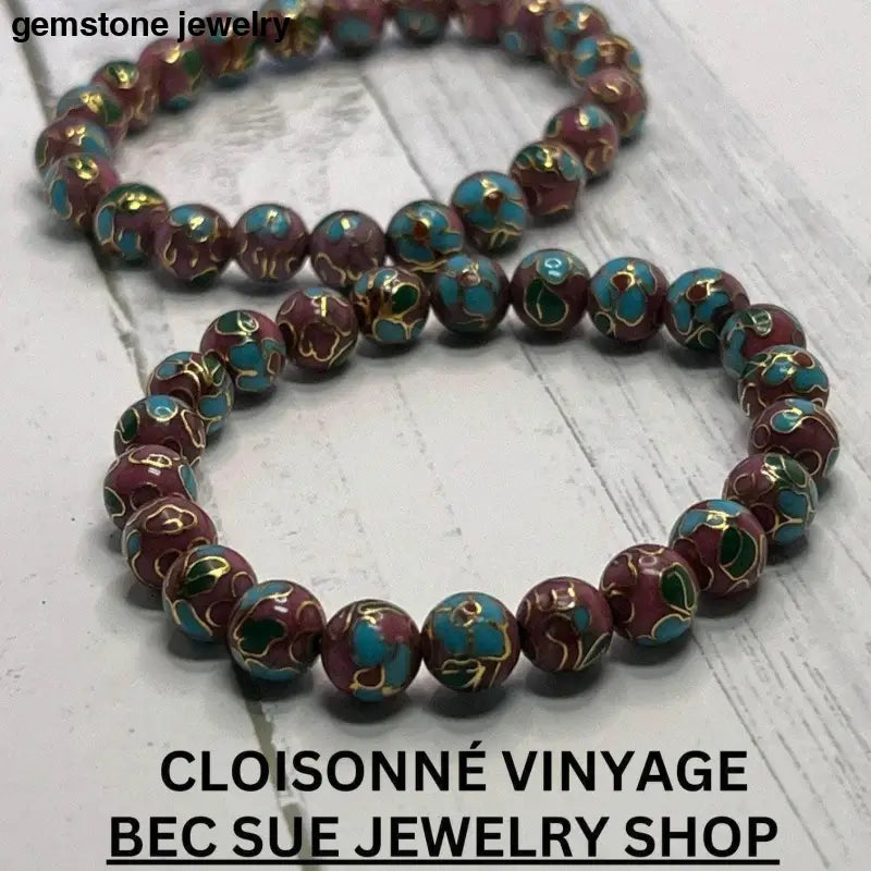 Chinese Cloisonné Bracelet - Bec Sue Jewelry Shop