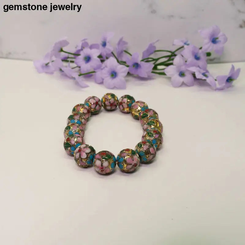 Exquisite Chinese Cloisonné Bracelet – Handcrafted Elegance - bracelet