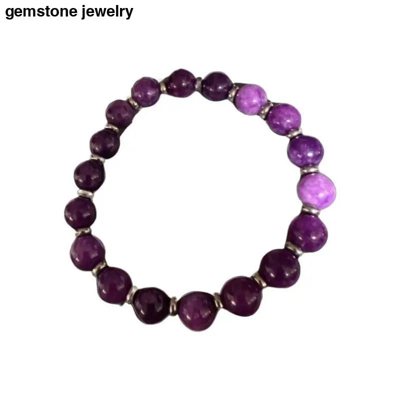 Amethyst Bracelet, February Birthstone Bracelet, Amethyst Crystal Bracelet - Bec Sue Jewelry Shop