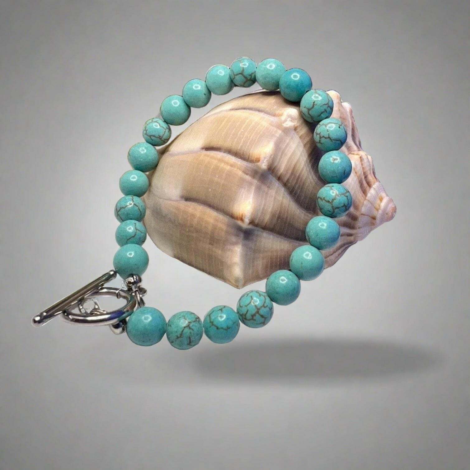 Gemstone Turquoise Bracelet - Bec Sue Jewelry Shop