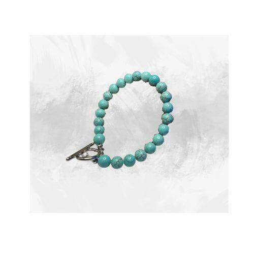 Gemstone Turquoise Bracelet - Bec Sue Jewelry Shop