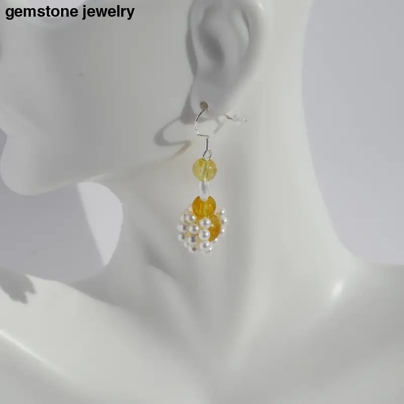 citrine earrings