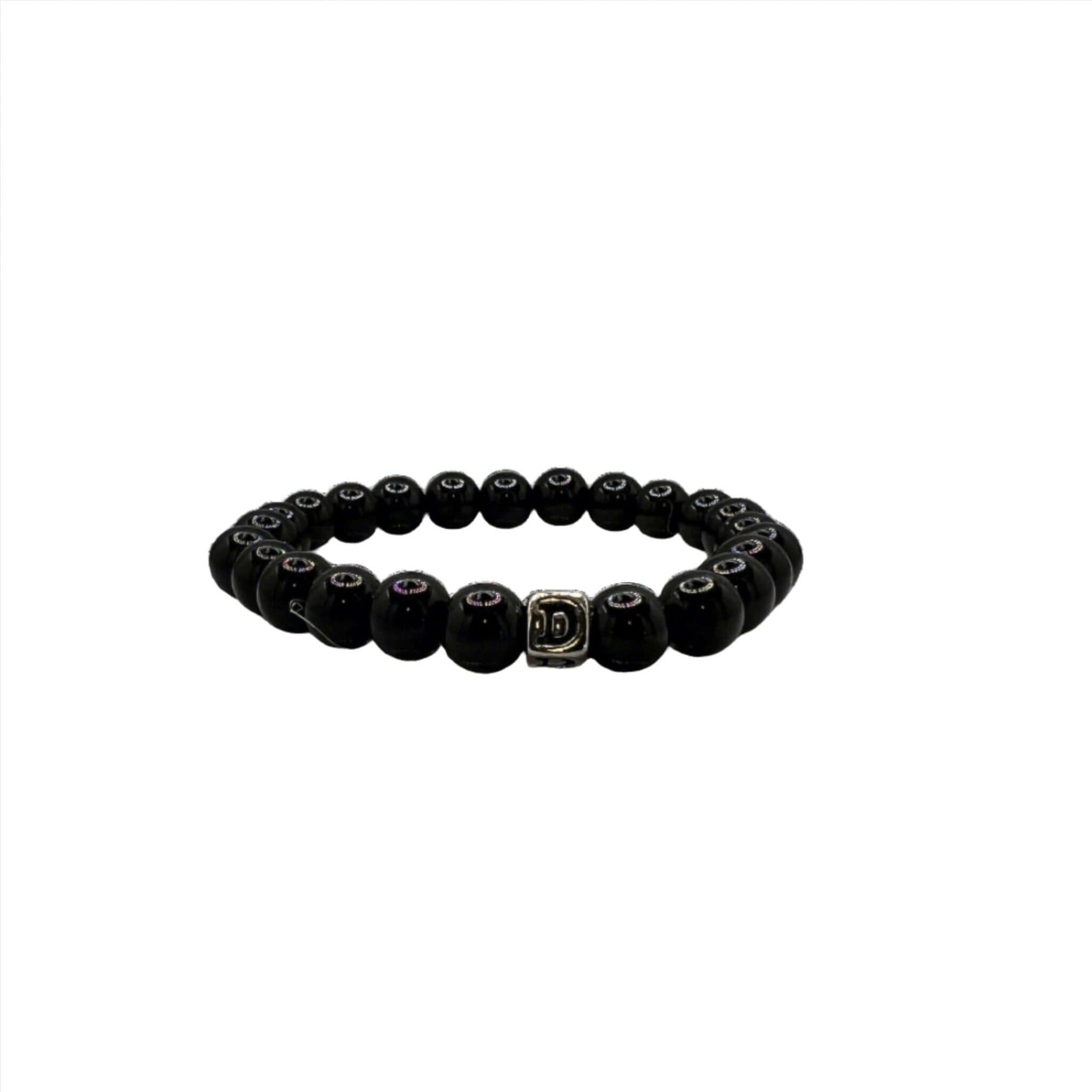 Men's Black Onyx Power Bracelet, personalized bracelet - Bec Sue Jewelry Shop