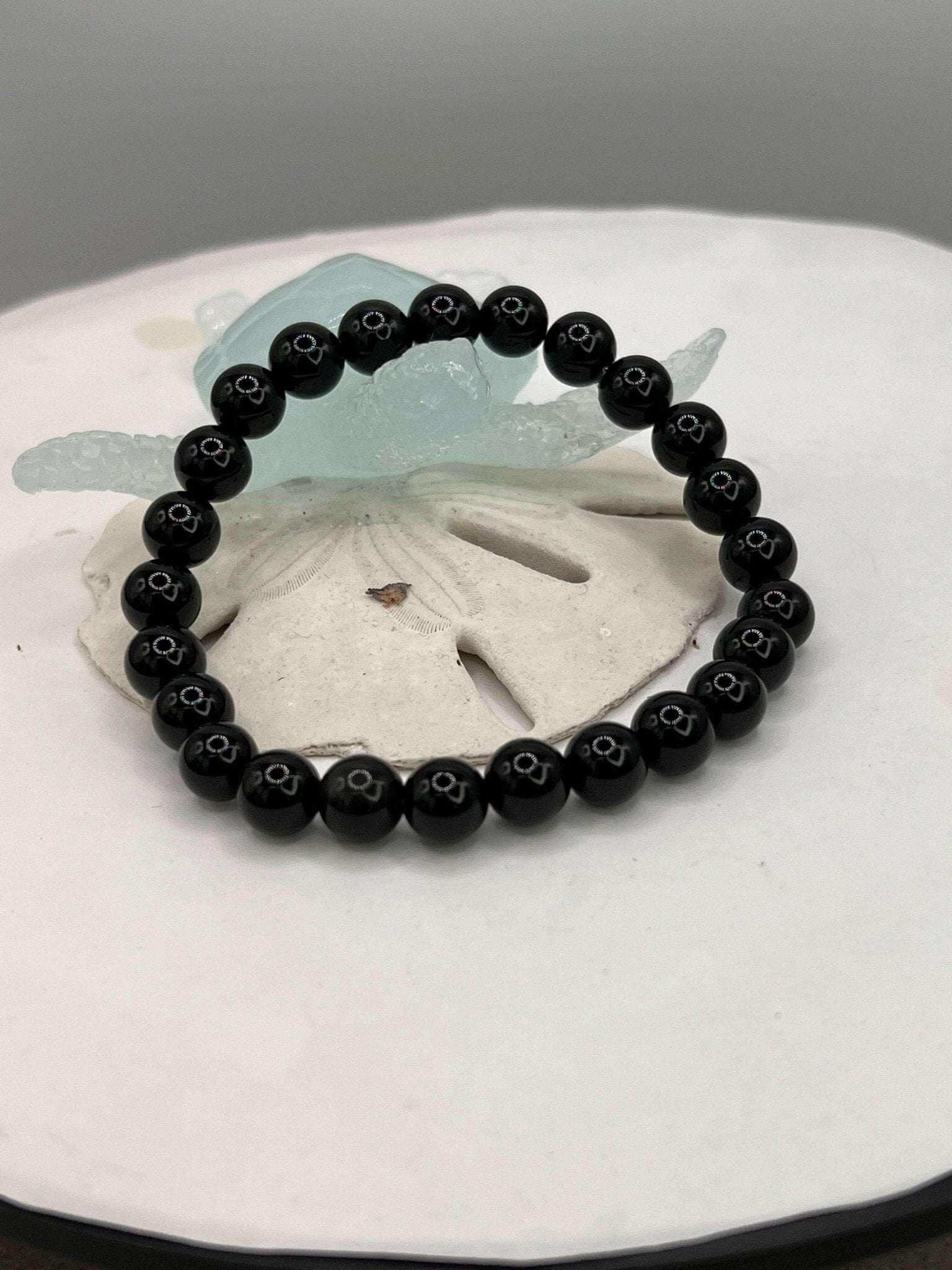 Obsidian Bracelet for men, Obsidian Jewelry - Bec Sue Jewelry Shop