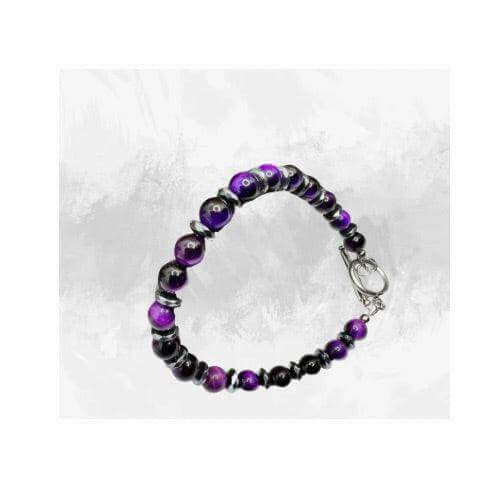 Purple Gemstone Bracelet - Bec Sue Jewelry Shop