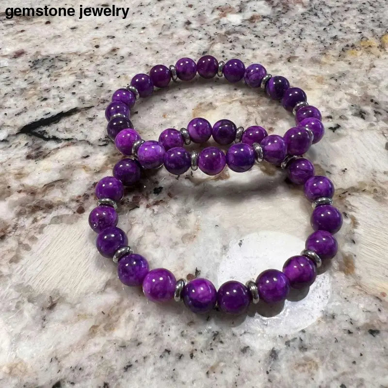 Sugilite gemstone bracelet