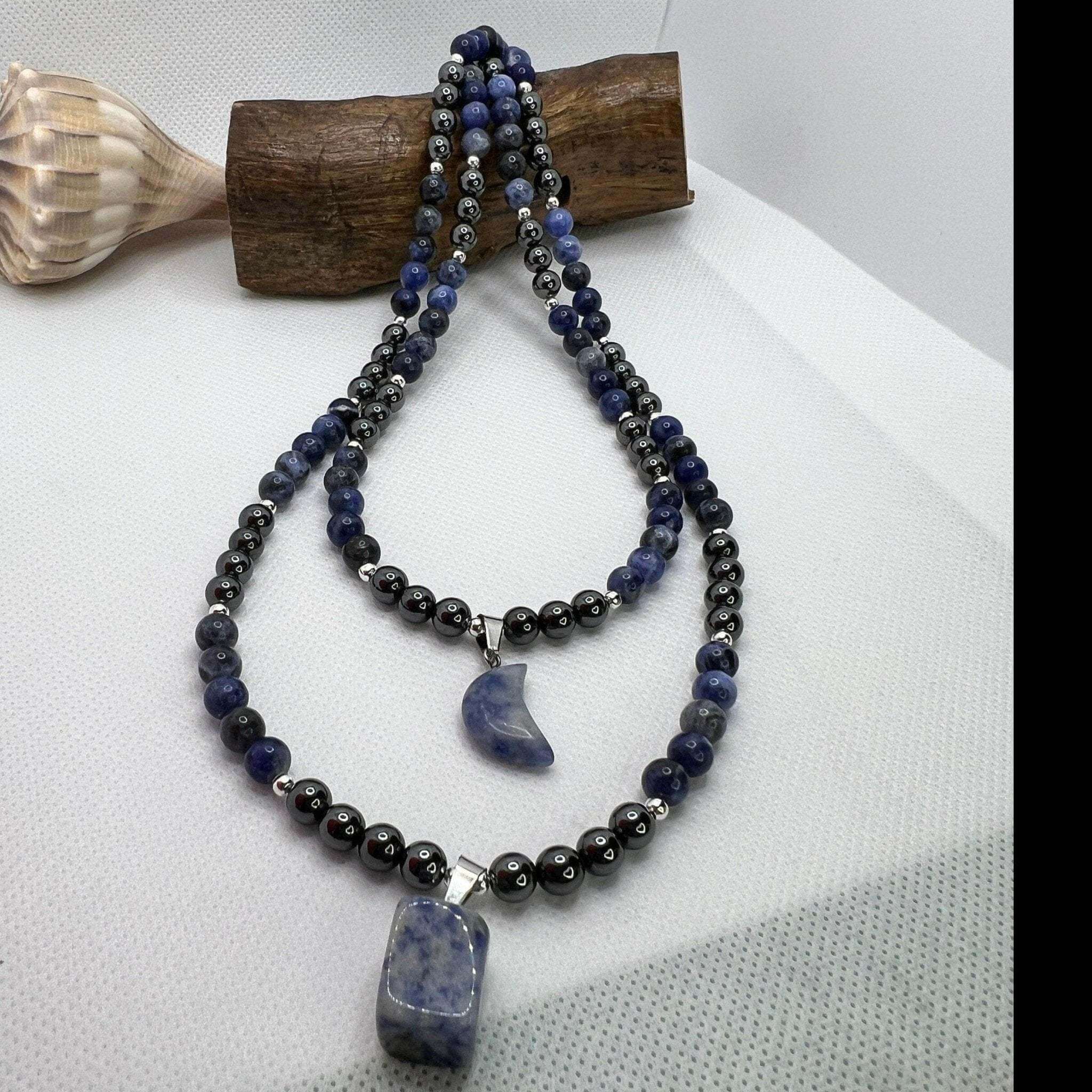 Sodalite Necklace, Sodalite Jewelry - Bec Sue Jewelry Shop