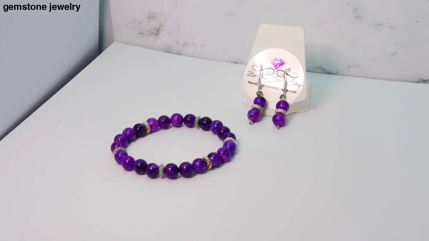 sugilite earrings