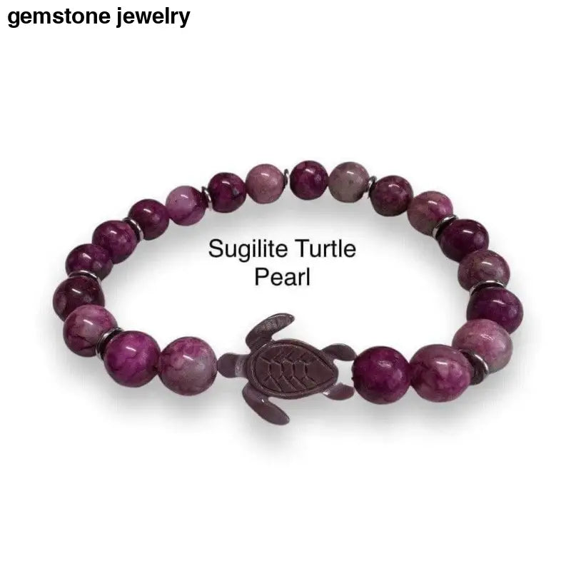 Turtle Bracelet Sugilite