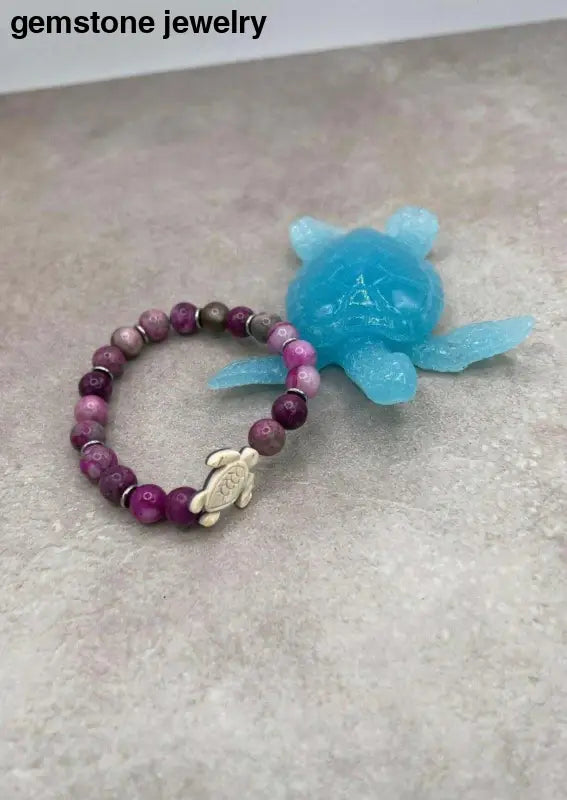 Turtle Bracelet Sugilite