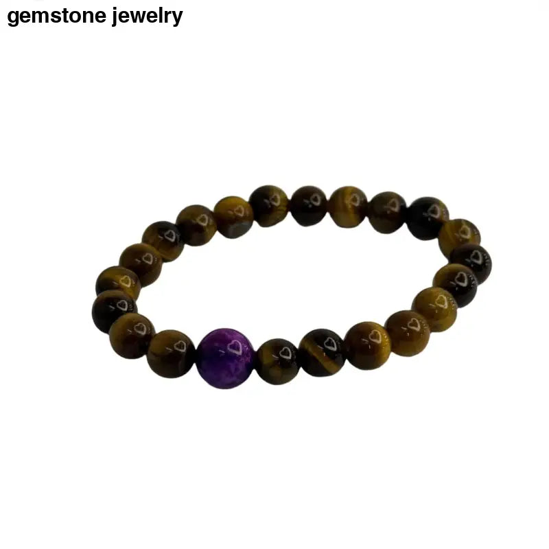 Best Friend Bracelets, Tiger Eye Bead Bracelet, Tiger Eye Jewelry - Bec Sue Jewelry Shop