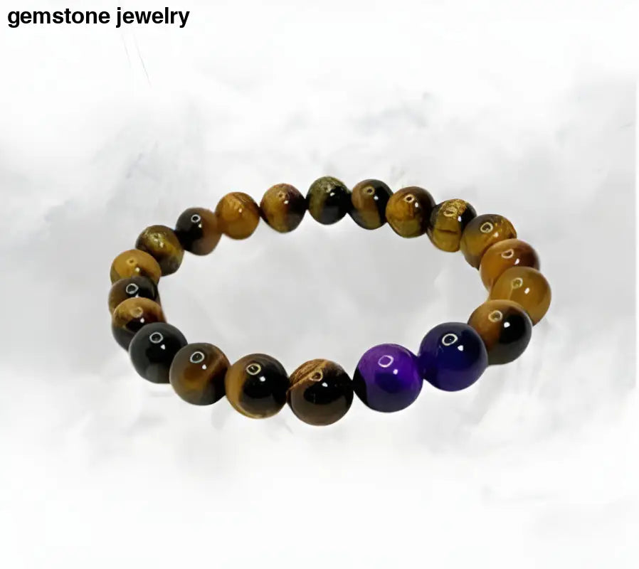 Best Friend Bracelets, Tiger Eye Bead Bracelet, Tiger Eye Jewelry - Bec Sue Jewelry Shop