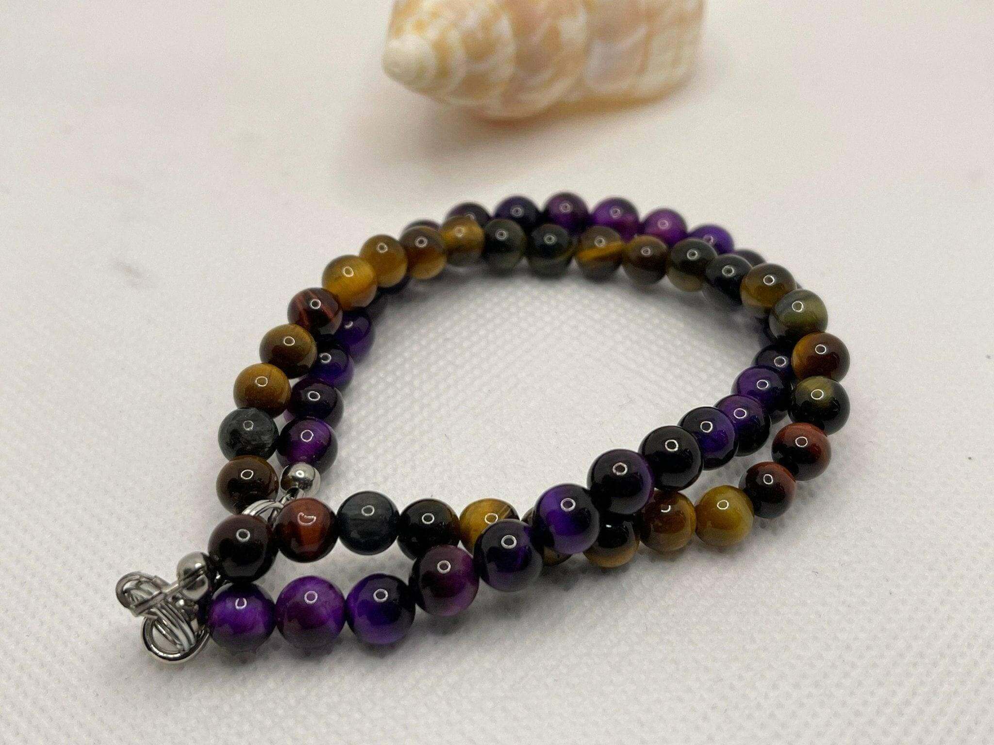 Tiger Eye Bracelet Adjustable, Handmade Tiger Eye Bracelet - Bec Sue Jewelry Shop