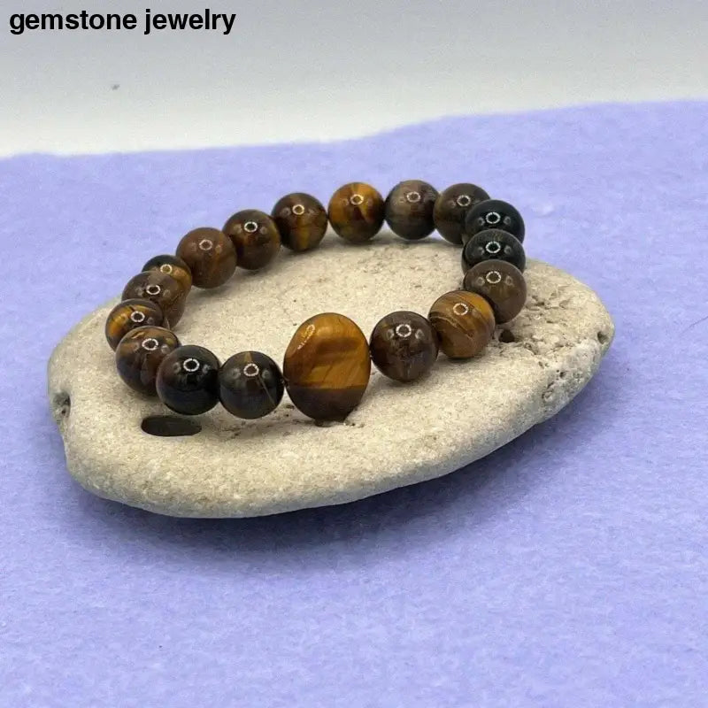 Tiger Eye Bracelet, Handmade Tiger Eye Bracelet - Bec Sue Jewelry Shop