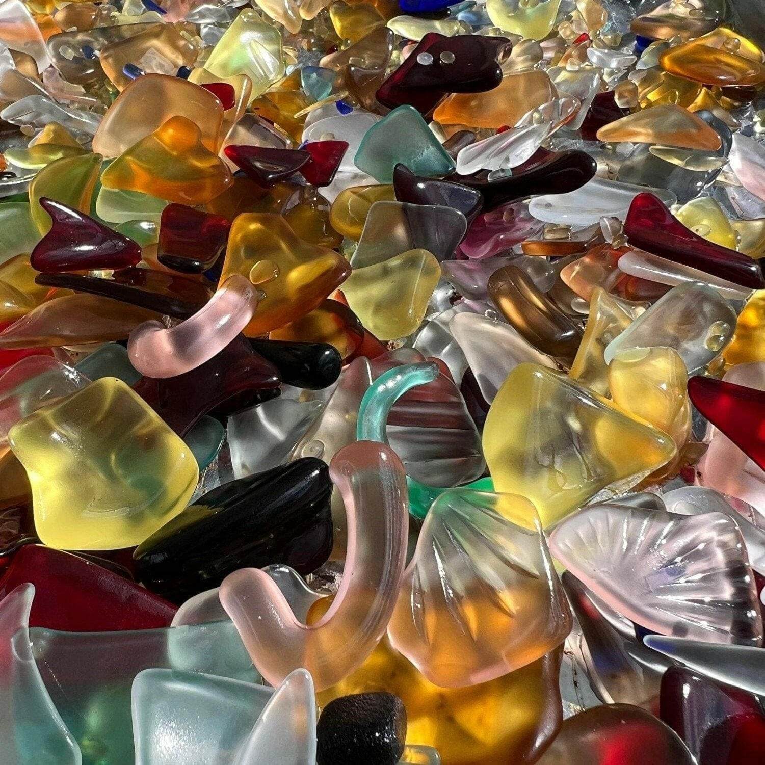 Tumbled Glass, Bulk Tumbled Glass, Sea Glass Bulk - Bec Sue Jewelry Shop