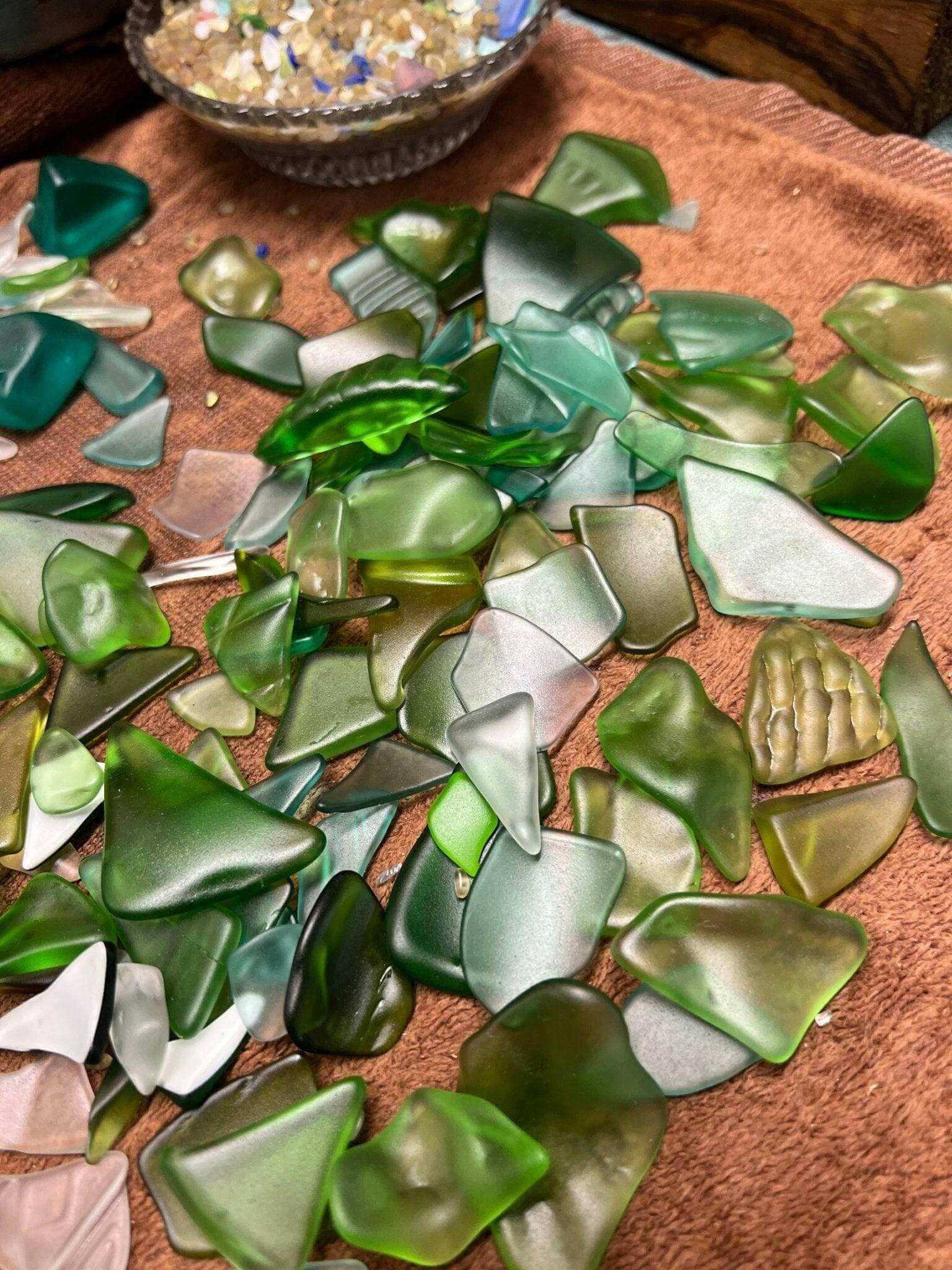 Tumbled Glass for Mosaic Decor & Home Artists - Bec Sue Jewelry Shop