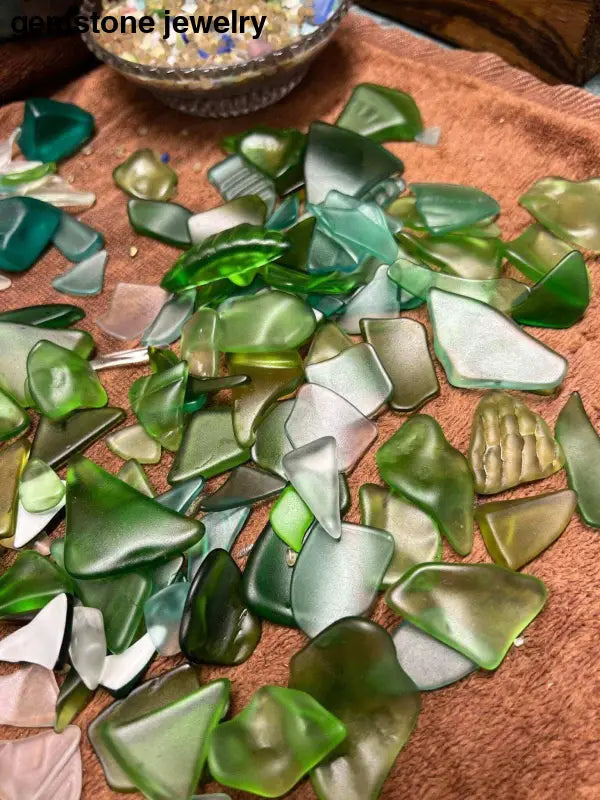 Tumbled Glass for Mosaic Decor & Home Artists - Bec Sue Jewelry Shop