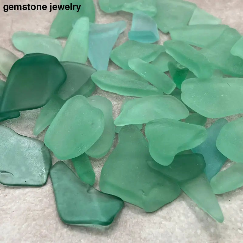 Tumbled Sea Glass, Mixed Size of Sea Glass, Tumbled Sea Glass, Sea Glass Art, Art Glass Chips - Bec Sue Jewelry Shop