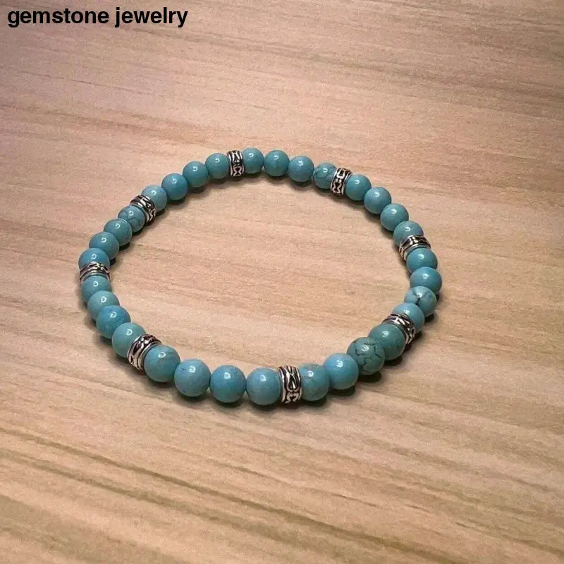 Turquoise Bracelet, Turquoise Bead Bracelet Women - Bec Sue Jewelry Shop