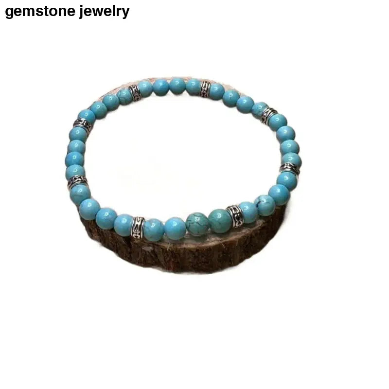 Turquoise Bracelet, Turquoise Bead Bracelet Women - Bec Sue Jewelry Shop