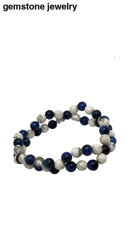 Howlite Beaded Bracelet - Bec Sue Jewelry Shop